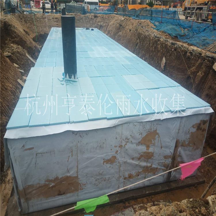 杭州臨安寶龍廣場(chǎng)900方雨水收集池 2020.4.18